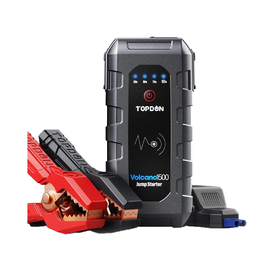 TOPDON Volcano 1500 Jump Starter – 1500A 12V Battery Booster & Power Bank