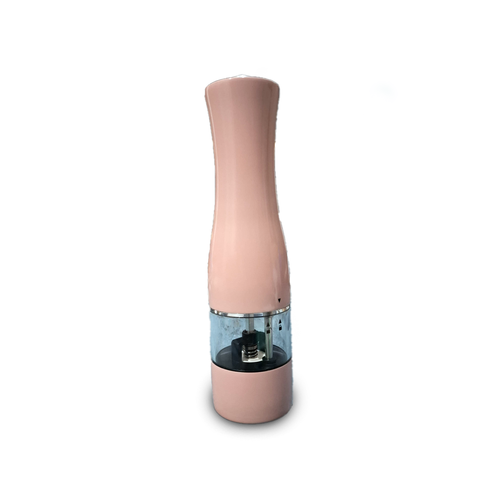 CREST Electric & Manual Salt Pepper Mill Grinder - Pink